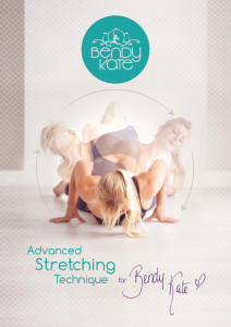 Book cover of the Advanced Stretching Book by Bendy Kate